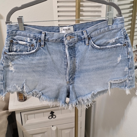 Agolde Parker Vintage Cut Off Short - Picture 2 of 12